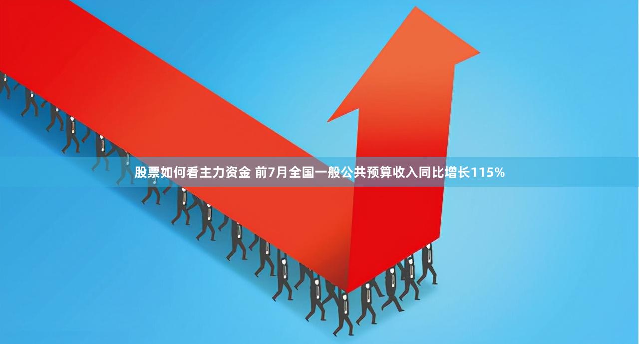 股票如何看主力资金 前7月全国一般公共预算收入同比增长115%